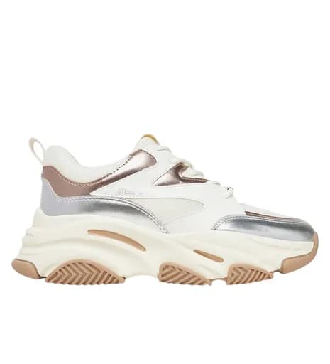 Γυναικεία Sneakers Steve Madden Progressive SM19000096-04005-SG3 Silver/Gold Cream