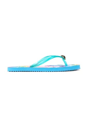 KURT GEIGER ΠΑΠΟΥΤΣΙΑ ΣΑΓΙΟΝΑΡΕΣ KENSINGTON Q FLIP FLOP LOGO ΠΟΛΥΧΡΩΜΟ/ΜΠΛΕ