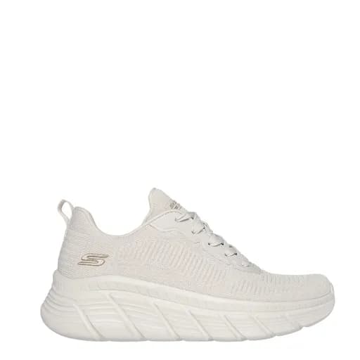 Γυναικεία sneakers SKECHERS 117385/OFWT BOBS F FLEX HI-FLYING HI OFF WHITE μπεζ