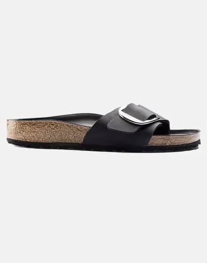 BIRKENSTOCK F25 LEATHER MADRID BIG BUCKLE LEOI BLACK HEX 35 - 43 NARROW CORE ESSENTIAL ΠΑΠΟΥΤΣΙ ΓΥΝΑΙΚΕΙΟ 1006523003543-BLACK Black