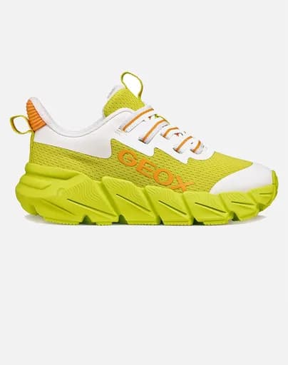 GEOX J FLEXYPER FAST A - MESH+TPU J46N1A0149JC0206 28-35-C0206 Lime
