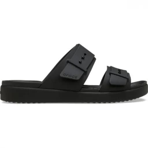 Γυναικείες Ανατομικές Παντόφλες Crocs Brooklyn Buckle Low 211215-001 Μαύρες