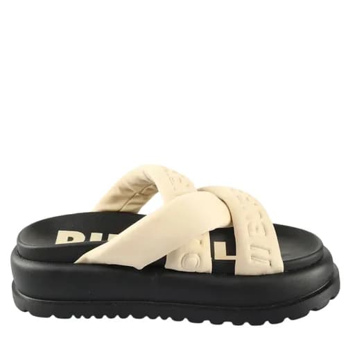 Γυναικείες Palma Cross Παντόφλες Μπεζ Buffalo BUF1602278-CREAM/BLACK