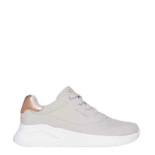 Γυναικεία sneakers SKECHERS 177291/NAT UNO LITE -SHIMMER ALONG NAURAL μπεζ