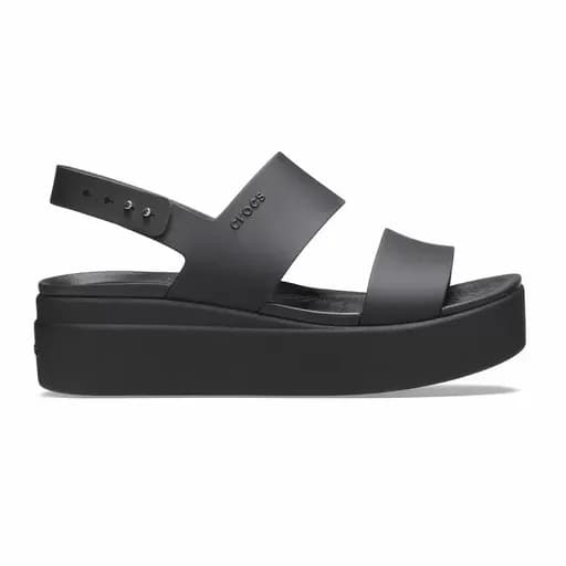 Γυναικείες Πλατφόρμες Crocs Brooklyn Low Wedge 206453-060 Μαύρες