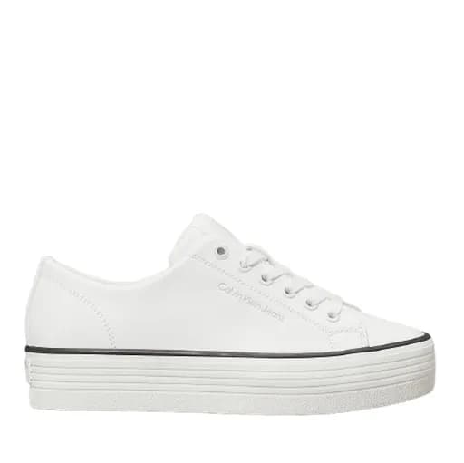 Γυναικεία Δερμάτινα Sneakers Λευκά Calvin Klein YW0YW01633-01W