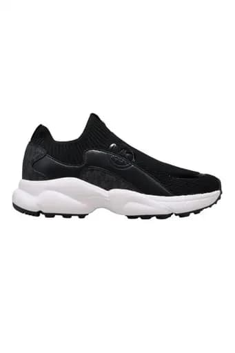 MICHAEL KORS ΠΑΠΟΥΤΣΙΑ SNEAKERS SAMI KNIT TRAINER LOGO ΜΑΥΡΟ