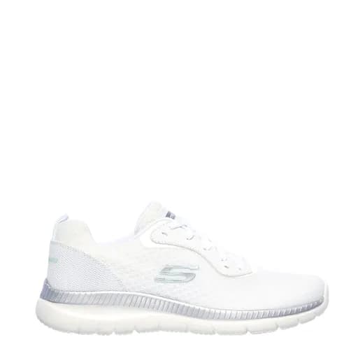 Γυναικεία sneakers SKECHERS 12606/WSL BOUNTIFUL WHITE/SILVER λευκό