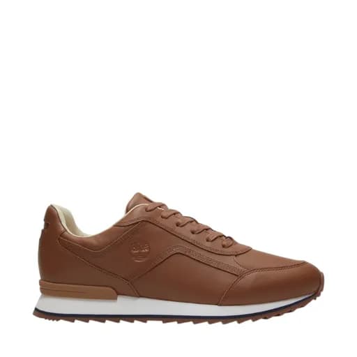 Ανδρικά sneakers Timberland TB0A2MP3EM4 SCOUT HEIGHTS LOW LACE SNEAKER MEDIUM BROWN FULL GRAIN ταμπά δέρμα