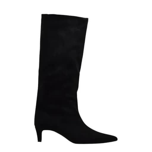 Γυναικείες μπότες Corina M5900 μαύρο suede