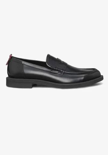 HUGO Δερμάτινα Loafers Παπούτσια της σειράς Varian - 50548591 001 Black