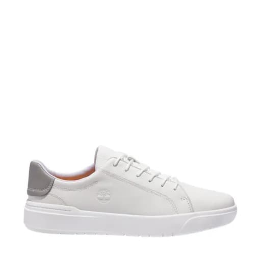 Ανδρικά sneakers Timberland TB0A2921L77 SENECA BAY LOW LACE SNEAKER BLANC DE BLANC λευκό δέρμα