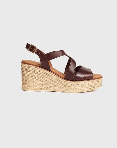 ALE ΥΠΟΔΗΜΑΤΑ ΔΕΡΜΑ 8Y23361-KAFE Brown