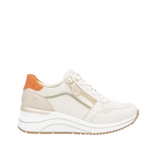 Remonte D0T10-80 Ανατομικό Sneaker Εκρού