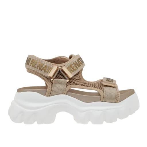 Γυναικεία Flatforms Renato Garini DMD-25061101-Gold Πλατίνα W428A1014L46