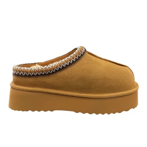 Γυναικεία Mules Renato Garini (416)Camel Suede V132E8012416 Camel