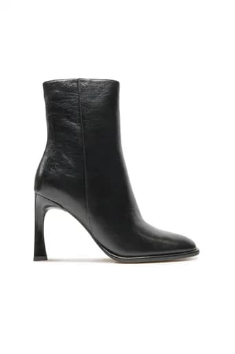 MICHAEL KORS ΠΑΠΟΥΤΣΙΑ ΜΠΟΤΑΚΙΑ KELSEA BOOTIE ΦΕΡΜΟΥΑΡ LOGO ΜΑΥΡΟ
