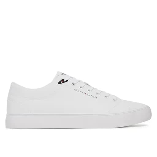 Ανδρικά Δερμάτινα Sneakers Tommy Hilfiger FM0FM05511 YBS Λευκά