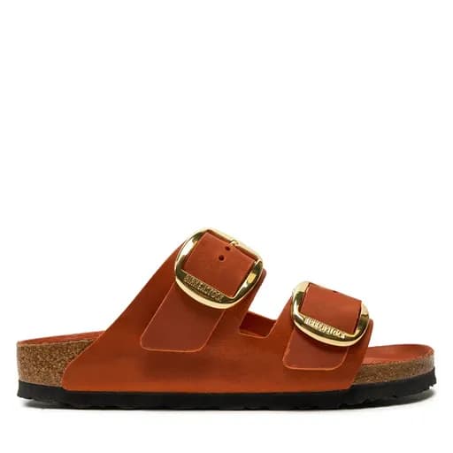Γυναικεία Ανατομικά Δερμάτινα Σανδάλια Birkenstock Arizona 1026661 Πορτοκαλί Narrow Fit