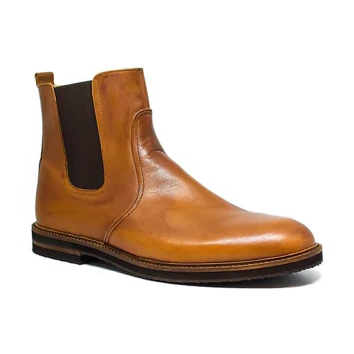 Bigshoes KL37212-09 Δερμάτινο Μποτάκι Ταμπά
