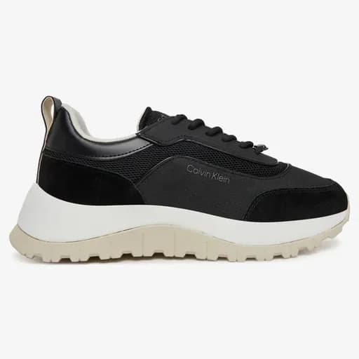 Γυναικεία Sneakers Calvin Klein HW0HW02487 0GM Μαύρα Μπεζ Σόλα