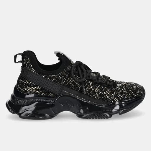 Γυναικεία Sneakers Steve Madden Maxilla-S SM11003512-363 Μαύρο Χρυσό