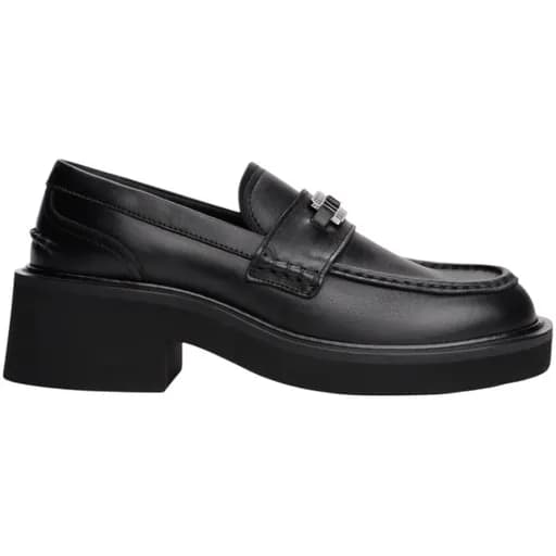 Γυναικεία Δερμάτινα Loafers Tommy Hilfiger EN0EN02789 BDS Μαύρα