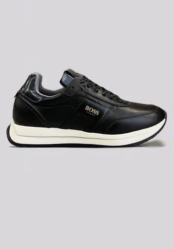 BOSS Shoes Δερμάτινα Trainers της σειράς Sport - CD321 Black Garda