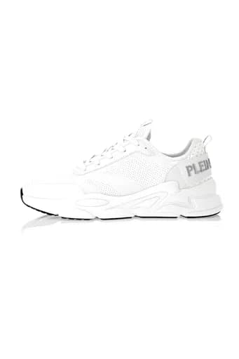 PLEIN SPORT ΠΑΠΟΥΤΣΙΑ SNEAKERS MATCH POINT CORE LOW TOP ΛΕΥΚΟ