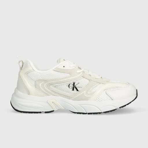 Ανδρικά Sneakers Calvin Klein Retro Tennis YM0YM00636 0K6 Λευκά