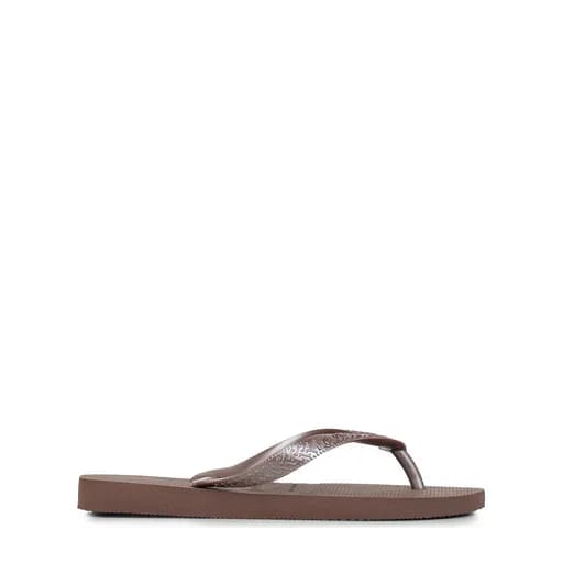 Σαγιονάρες γυναικείες Havaianas Καφέ Σκούρο 4137428-0727 Havaianas Top Tiras 262