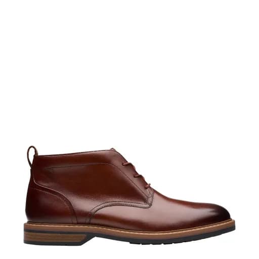 Ανδρικά μποτάκια Clarks Aldwin Chukka 26178425 ταμπά δέρμα