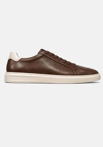Monte Napoleone Δερμάτινα Sneakers Basic - 261 90 5985 9074 2 Brown