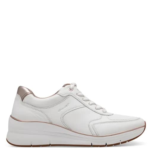 Γυναικεία Ανατομικά Sneakers Tamaris 1-23764-43 1A9 Άσπρο/Ρόζ-Χρυσό