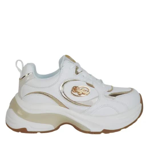 Γυναικεία Senta One Sneakers Λευκά Buffalo BUF1636710-WHITE/GOLD