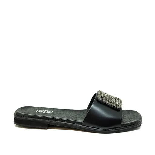 Bigshoes GA0215-01 Δερμάτινo Σανδάλι Μαύρο