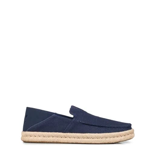 Εσπαντρίγιες ανδρικές Toms Μπλε 10020889 Heritage Alonso Loafer Rope 262