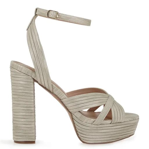 Γυναικεία Πέδιλα Exe OPHELIA-832A Μπεζ Πλατίνα Στάμπα W4700832673Z