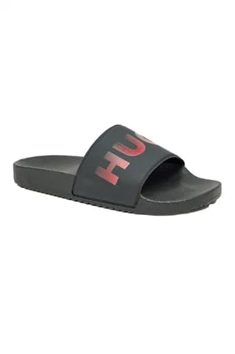 HUGO ΠΑΝΤΟΦΛΕΣ TIMEIN_SLID_FDLG LOGO ΜΑΥΡΟ