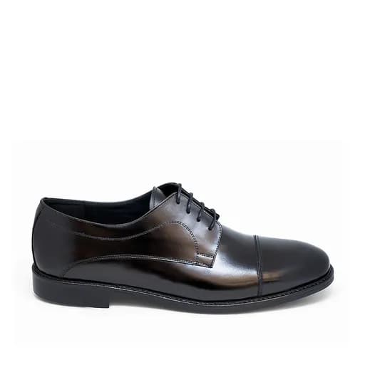 Bigshoes KL37174-01 Δερμάτινο Oxford Μαύρο