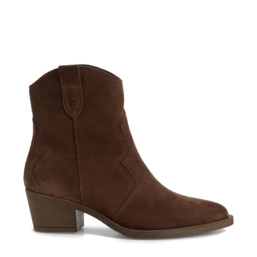 Γυναικεία μποτάκια Tamaris 1-25702-41 304 καφέ δέρμα καστόρ