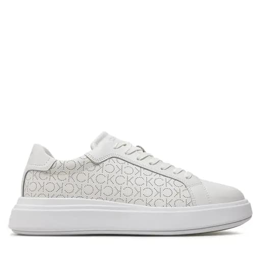 Ανδρικά Δερμάτινα Sneakers Calvin Klein HM0HM01429 0LB Λευκά