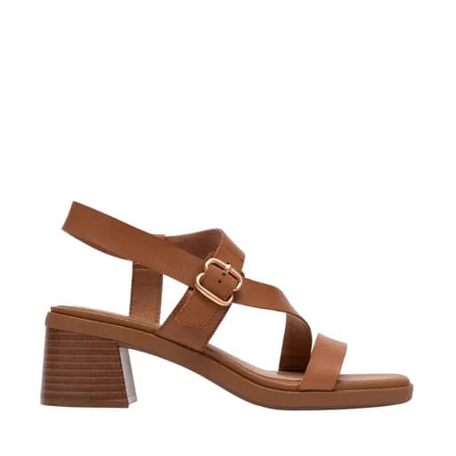 Γυναικεία πέδιλα Clarks Jaylan Sol 26186895 μπεζ δέρμα