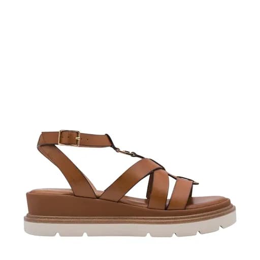 Γυναικεία πέδιλα Tamaris 1-28709-46 305 ταμπά δέρμα