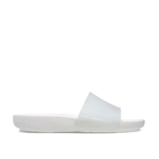 Crocs Splash Glossy Slide 223031-01 Παντόφλα Λευκή