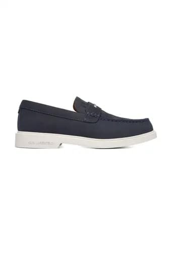 KARL LAGERFELD ΠΑΠΟΥΤΣΙΑ LOAFER KORI MONOGRAM VAMP ΜΠΛΕ