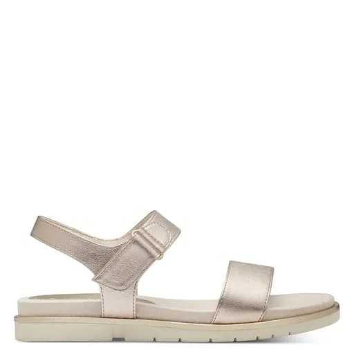 Γυναικεία Ανατομικά Πέδιλα Flat Marco Tozzi 2-28420-42 Χρυσά