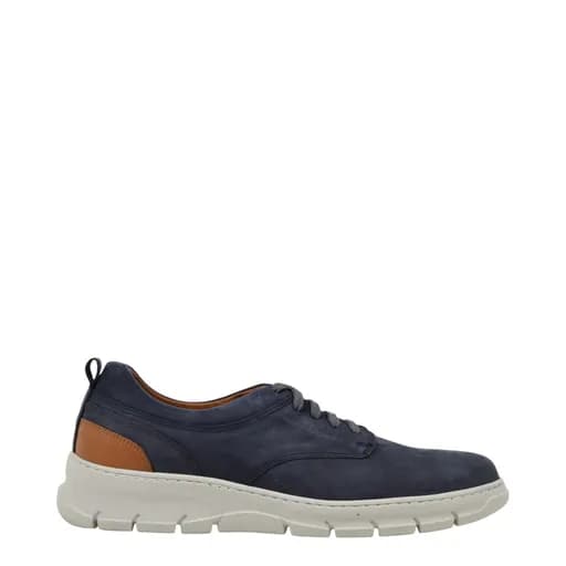 Ανδρικά παπούτσια Commanchero 72408-227 μπλε δέρμα nubuck
