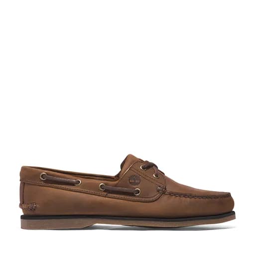 Timberland Ανδρικά Παπούτσια Δερμάτινα Ιστιοπλοικά Classic Boat 2 Eye TB0A2FZXEM4 Καφέ