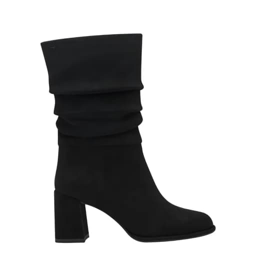Γυναικεία μποτάκια Tamaris 1-25020-43 001 μαύρο suede
